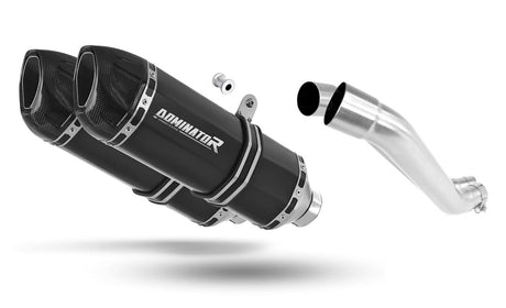 Yamaha BT 1100 BULLDOG 2001 - 2007 Exhaust Silencer Muffler HP1 BLACK + dB killer 20 m.