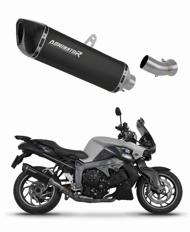 BMW K1300R 2007 - 2015 Exhaust Silencer Muffler HP6 BLACK + dB killer 20 m.