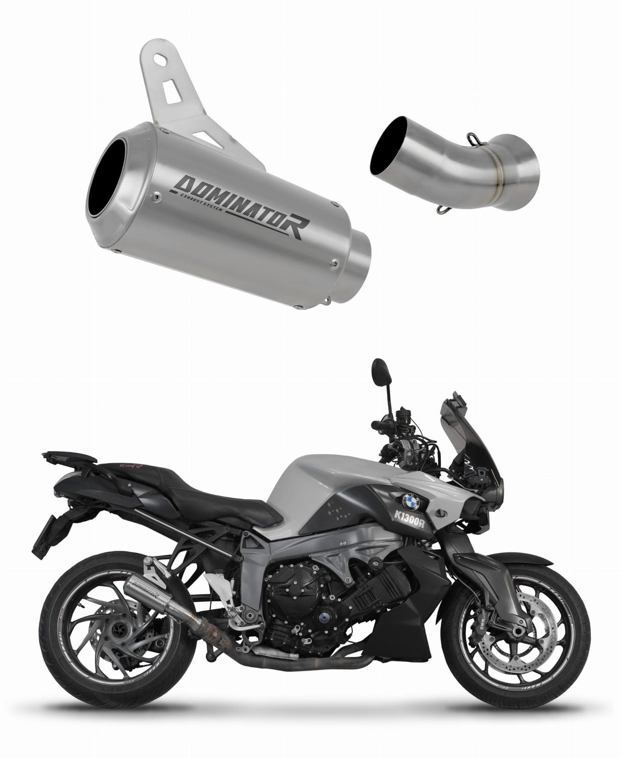 BMW K1300S 2009 - 2016 Exhaust Silencer Muffler GPS + dB killer 20 m.