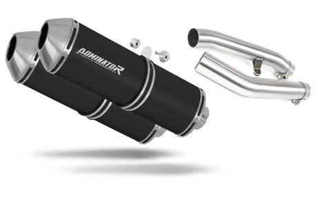 Yamaha FJR 1300 Exhaust Silencer Muffler OVR BLACK + dB killer