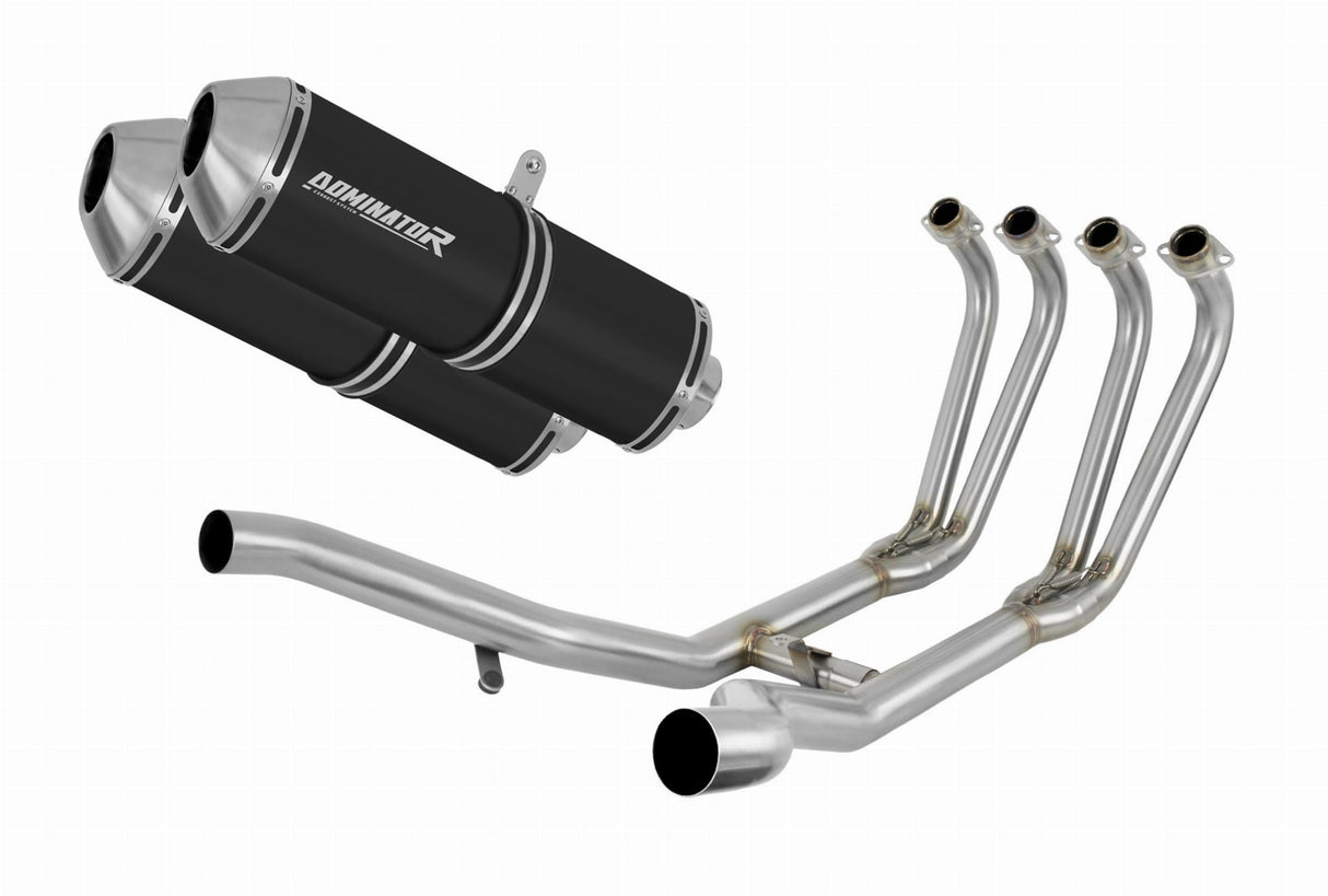 Yamaha XJ 900 Diversion 1994 - 2003 Full Exhaust System Collector Silencer OVR BLACK + dB killer 19 m.