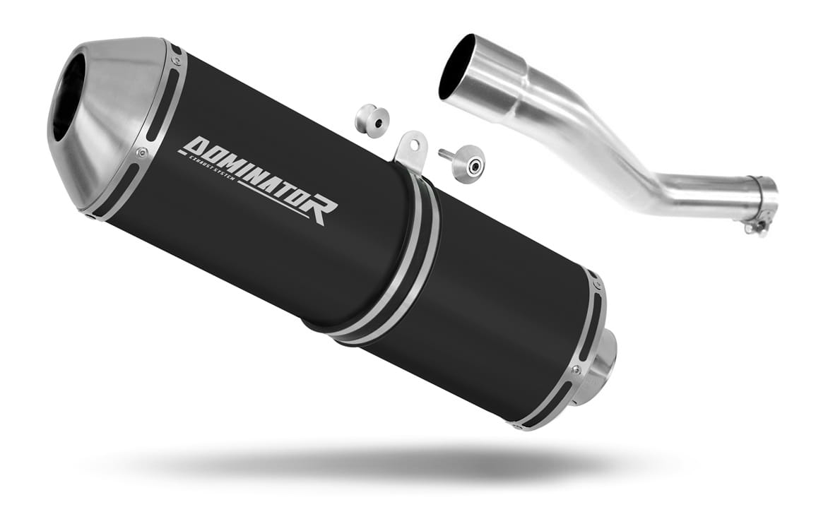 Yamaha TDM 850 Right Side 1991 - 1995 Exhaust Silencer Muffler OVR BLACK + dB killer 19 m.