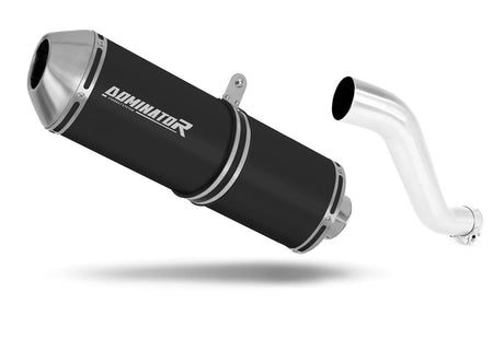 Yamaha XTZ 660 TENERE 1991 - 1999 Exhaust Silencer Muffler OVR BLACK + dB killer 19 m.