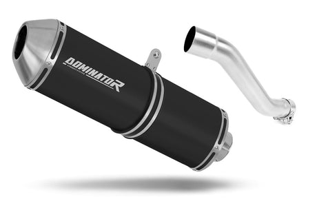 Yamaha XT 600 1990 - 2004 Exhaust Silencer Muffler OVR BLACK + dB killer 19 m.