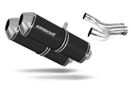 Yamaha XJ 600 DIVERSION 1992 - 2004 Exhaust Silencer Muffler OVR BLACK + dB killer 19 m.