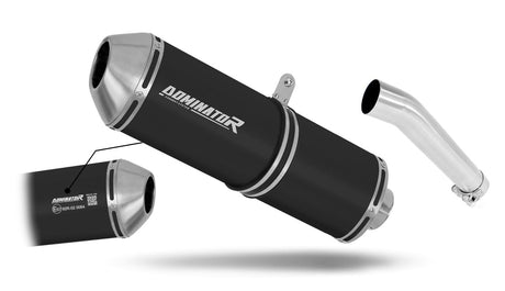 Yamaha FZS FAZER 600 1998 - 2003 EU Approved Exhaust Silencer OVR BLACK 19 m.