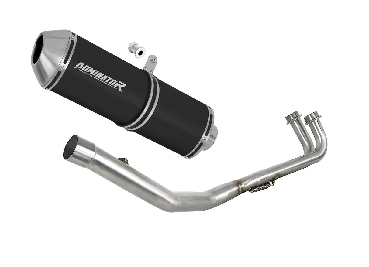 Yamaha XP 530 T-MAX 2012 - 2016 Full Exhaust System Collector Silencer OVR BLACK + dB killer 20 m.
