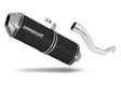 Yamaha WR 400 F 1998 - 2002 Exhaust Silencer Muffler OVR BLACK + dB killer 19 m.