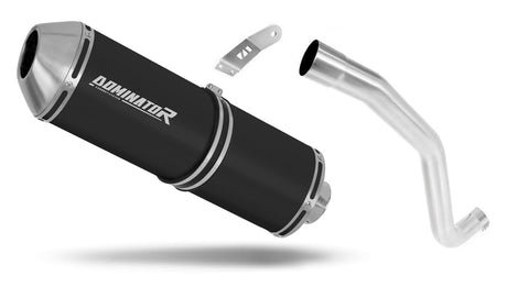 Triumph TIGER SPORT 1050 2013 - 2015 HI Level Exhaust Silencer Muffler OVR BLACK + dB killer 20 m.