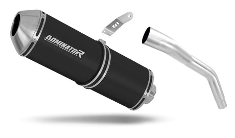 Triumph TIGER 800 XC / XR 2015 - 2017 Exhaust Silencer Muffler OVR BLACK + dB killer 20 m.