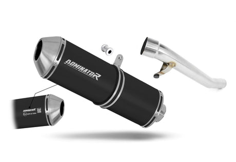 Suzuki GSX 1200 INAZUMA 1999 - 2000 EU Approved Exhaust Silencer OVR BLACK 19 m.