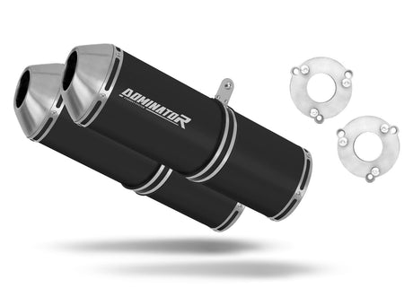 Suzuki GSXR 1000 K7 K8 2007 - 2008 Exhaust Silencer Muffler OVR BLACK + dB killer 20 m.