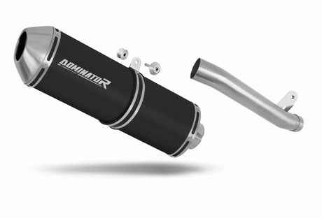 Suzuki GSXR 1000 K1 - K4 2001 - 2004 Exhaust Silencer Muffler OVR BLACK + dB killer 20 m.