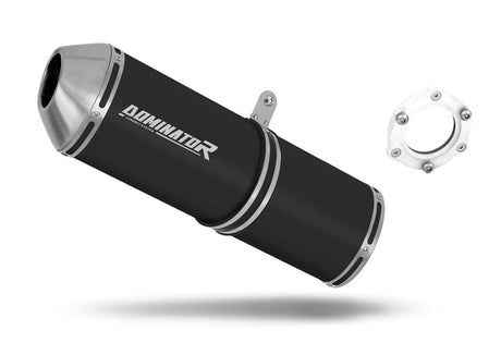 Suzuki GSXR 750 SRAD 1996 - 1999 Exhaust Silencer Muffler OVR BLACK + dB killer 19 m.