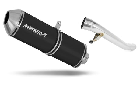 Suzuki GSXF 750 1998 - 2006 Exhaust Silencer Muffler OVR BLACK + dB killer 19 m.