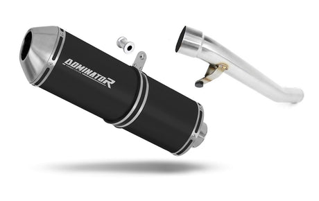 Suzuki GSF 650 BANDIT N / S 2005 - 2006 Exhaust Silencer Muffler OVR BLACK + dB killer 20 m.