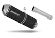 Suzuki DR 650 R / RU / S 1990 - 1995 Exhaust Silencer Muffler OVR BLACK + dB killer 19 m.