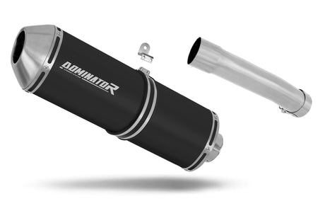 Suzuki DR 650 R / RU / S 1990 - 1995 Exhaust Silencer Muffler OVR BLACK + dB killer 19 m.