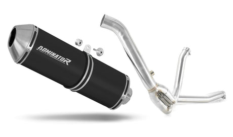 Suzuki DL 650 V Strom / XT 2012 - 2016 Exhaust Silencer Muffler OVR BLACK + dB killer 20 m.
