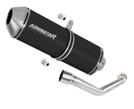 Suzuki BURGMAN 400 1998 - 2002 Exhaust Silencer Muffler OVR BLACK + dB killer 19 m.