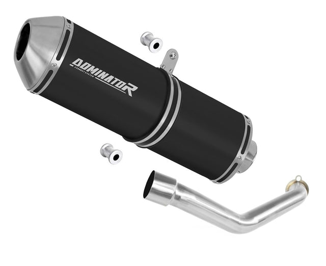 Suzuki BURGMAN 400 1998 - 2002 Exhaust Silencer Muffler OVR BLACK + dB killer 19 m.