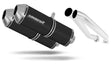 Kawasaki Z1000 2003 - 2006 Exhaust Silencer Muffler OVR BLACK + dB killer 20 m.