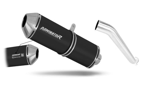 Kawasaki ZX6R 636 2003 - 2004 EU Approved Exhaust Silencer OVR BLACK 20 m.
