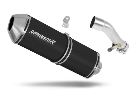 Honda NC 700 / 750 S 2012 - 2020 Exhaust Silencer Muffler OVR BLACK + dB killer 20 m.