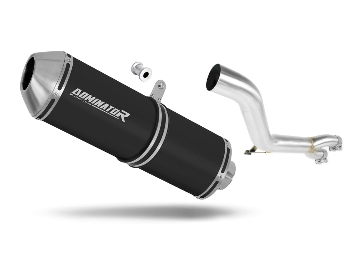 Honda NT 650 V DEAUVILLE RC47 1998 - 2005 Exhaust Silencer Muffler OVR BLACK + dB killer 19 m.
