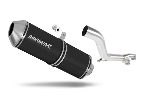 Honda NT 650 V DEAUVILLE RC47 1998 - 2005 Exhaust Silencer Muffler OVR BLACK + dB killer 19 m.