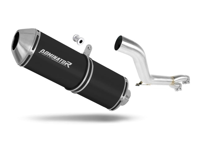 Honda NT 650 V DEAUVILLE RC47 1998 - 2005 Exhaust Silencer Muffler OVR BLACK + dB killer 19 m.