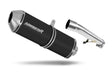 Honda CBF 600 2008 - 2013 Exhaust Silencer Muffler OVR BLACK + dB killer 20 m.