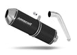 Honda XL 125 V VARADERO 2007 - 2012 Exhaust Silencer Muffler OVR BLACK + dB killer 20 m.