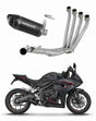 Honda CBR 650 R / E-Clutch 2024 - 2025 Full Exhaust System Collector Silencer HP8 BLACK + dB killer 20 m.