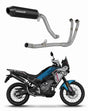 CF MOTO 450 MT 2024 Full Exhaust System Collector Silencer MX2 BLACK + dB killer 20 m.