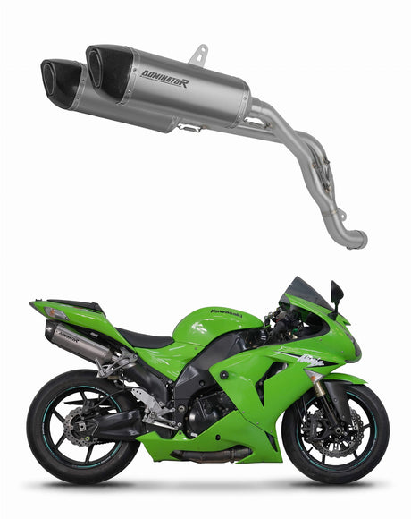 Kawasaki ZX10R 2006 - 2007 Exhaust Silencer Muffler Titanium HP6 + dB killer 20 m.