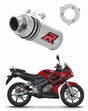 Honda CBR 125 2004 - 2010 Exhaust Silencer Muffler GP1 + dB killer medium 20 m.