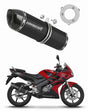 Honda CBR 125 2004 - 2010 Exhaust Silencer Muffler HP1 BLACK + dB killer 20 m.