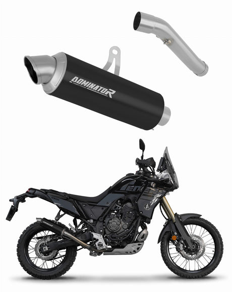 Yamaha Tenere 700 2021 - 2024 Exhaust Silencer Muffler GPF BLACK + dB killer 20 m.