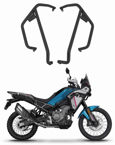 CF MOTO 450 MT 2025 Stainless steel Crash Bars BLACK 20 m.