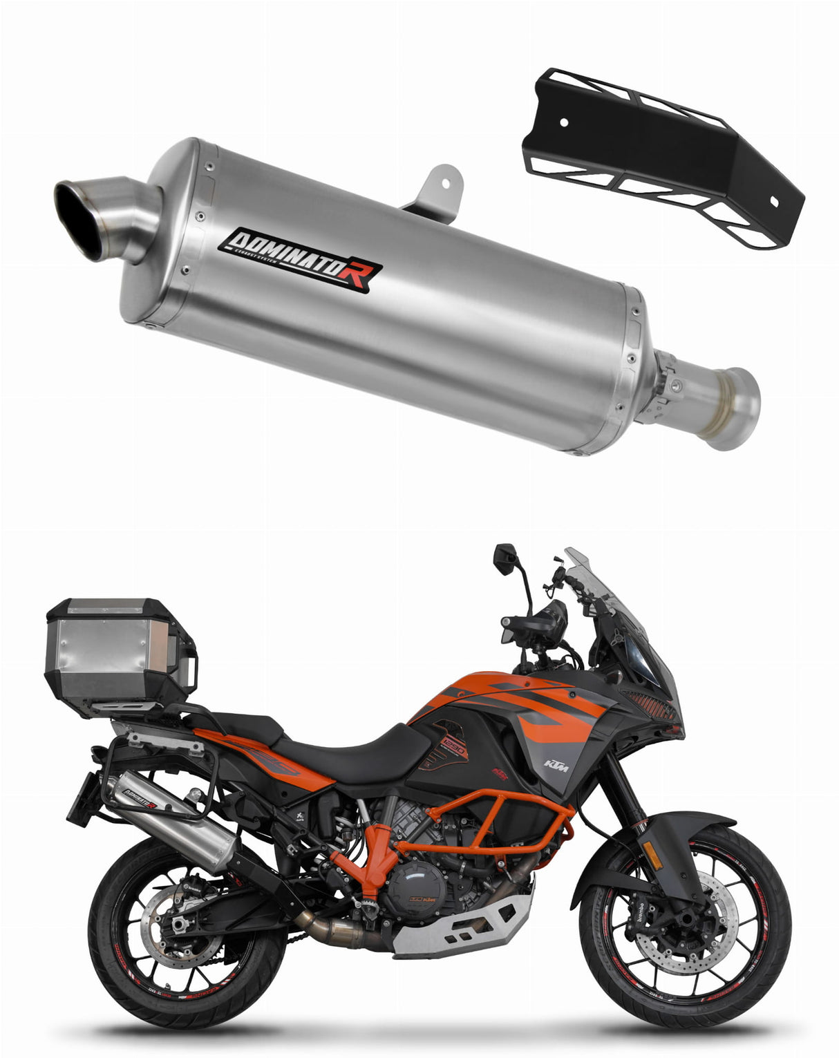 KTM 1290 SUPER Adventure S / R 2015 - 2020 Exhaust Silencer Muffler P7 + dB killer 20 m.