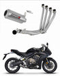 Honda CBR 650 R 2019 - 2023 Full Exhaust System Collector Silencer GP + dB killer medium 20 m.