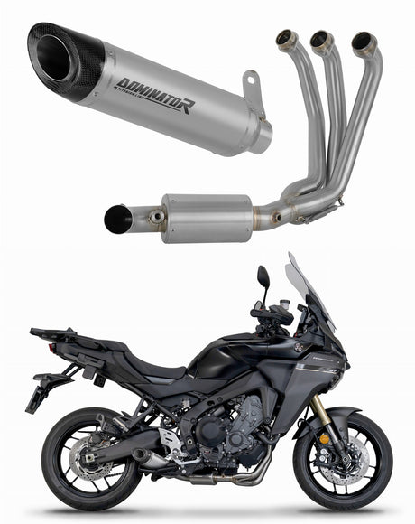 Yamaha Tracer 9 / GT 2025 Full Exhaust System Collector Silencer Titanium HP8 EX + dB killer 20 m.