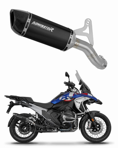 BMW R1300GS 2024 Exhaust Silencer Muffler HP6 BLACK + dB killer 20 m.