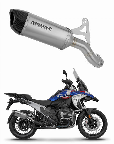 BMW R1300GS 2024 Exhaust Silencer Muffler Titanium HP6 + dB killer 20 m.