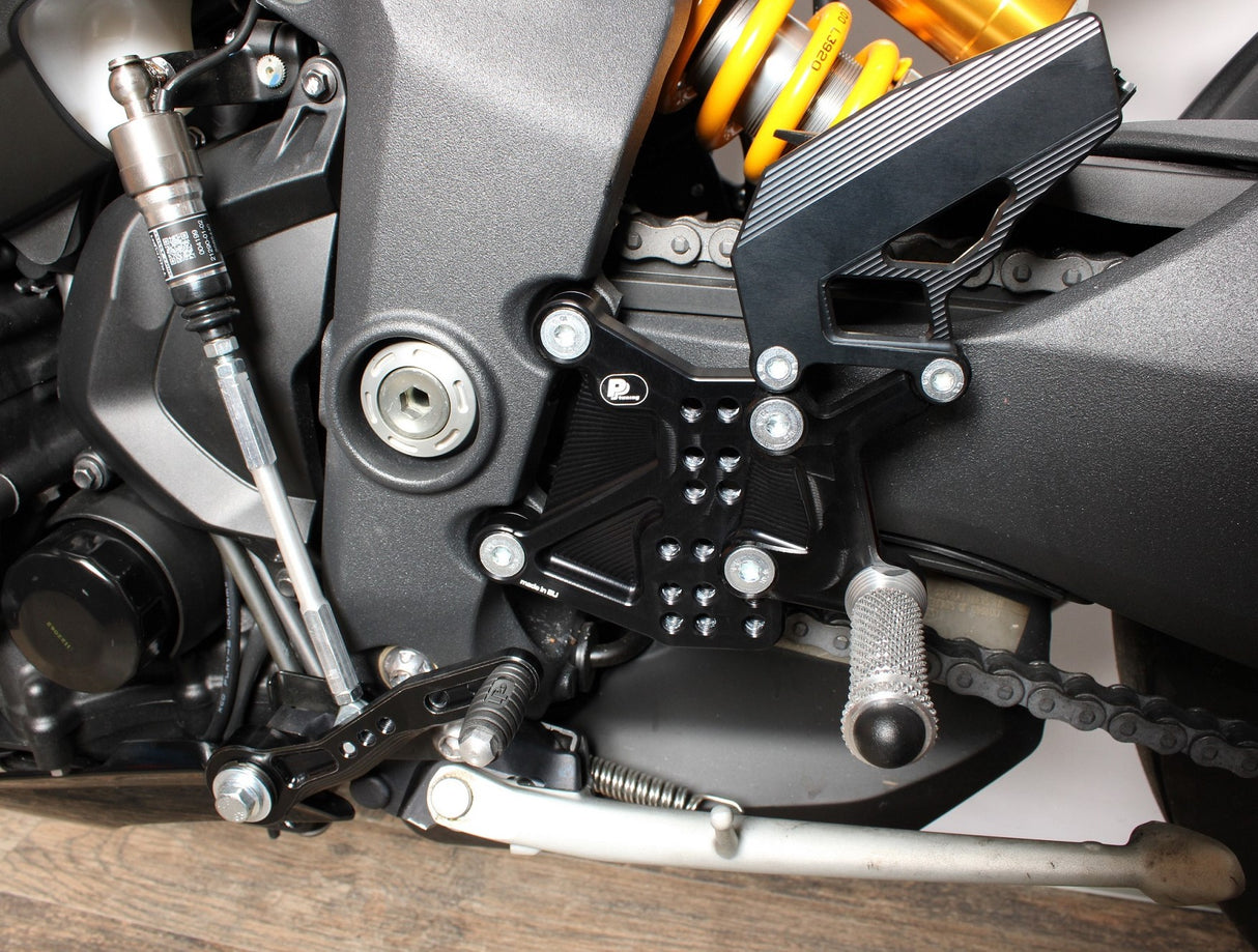 Rear Set Triumph Speed Triple 1200 2021+ with reverse shifting