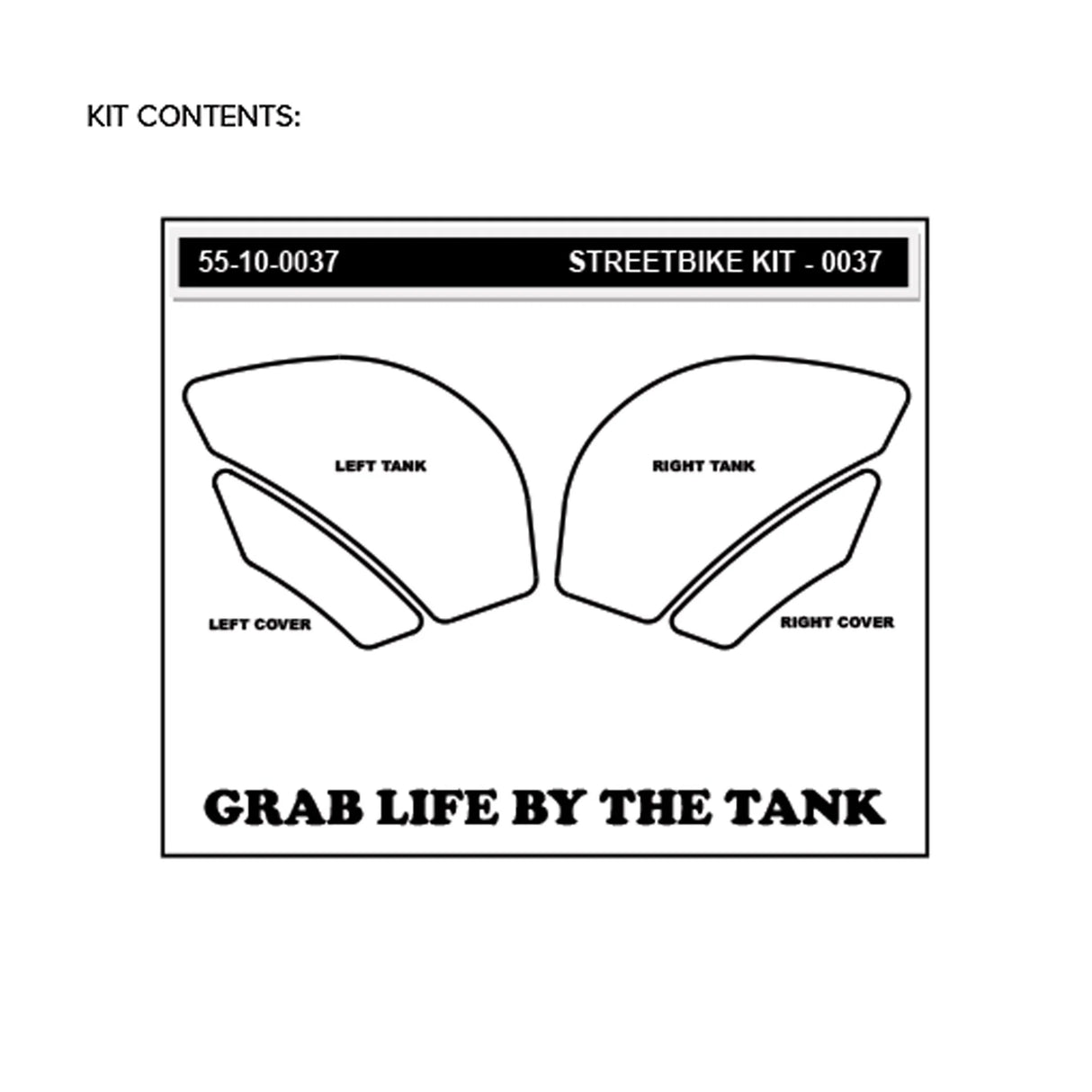 ZX6R 2009 - 2023 Tank Grips