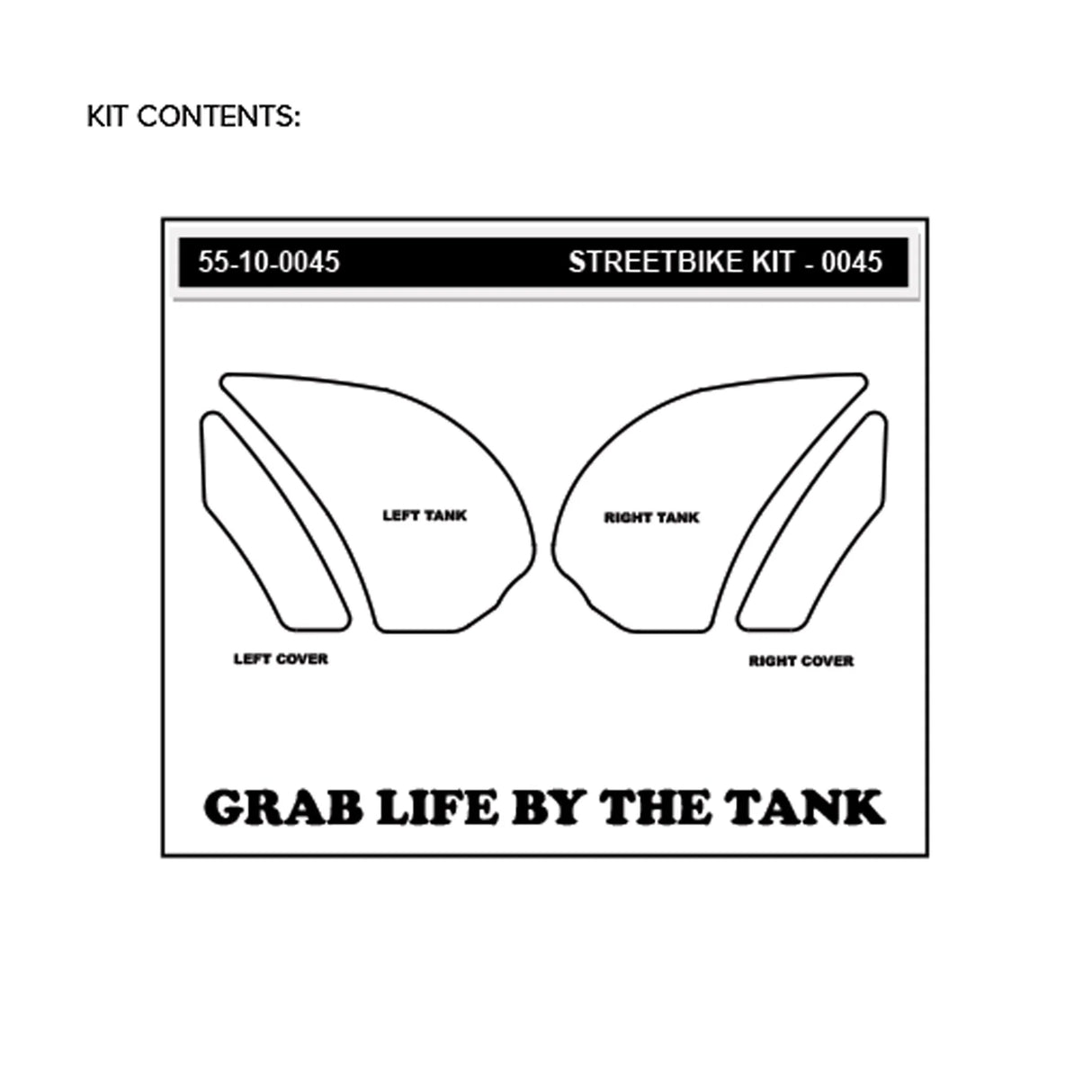 Z1000SX 2011 - 2019 Tank Grips