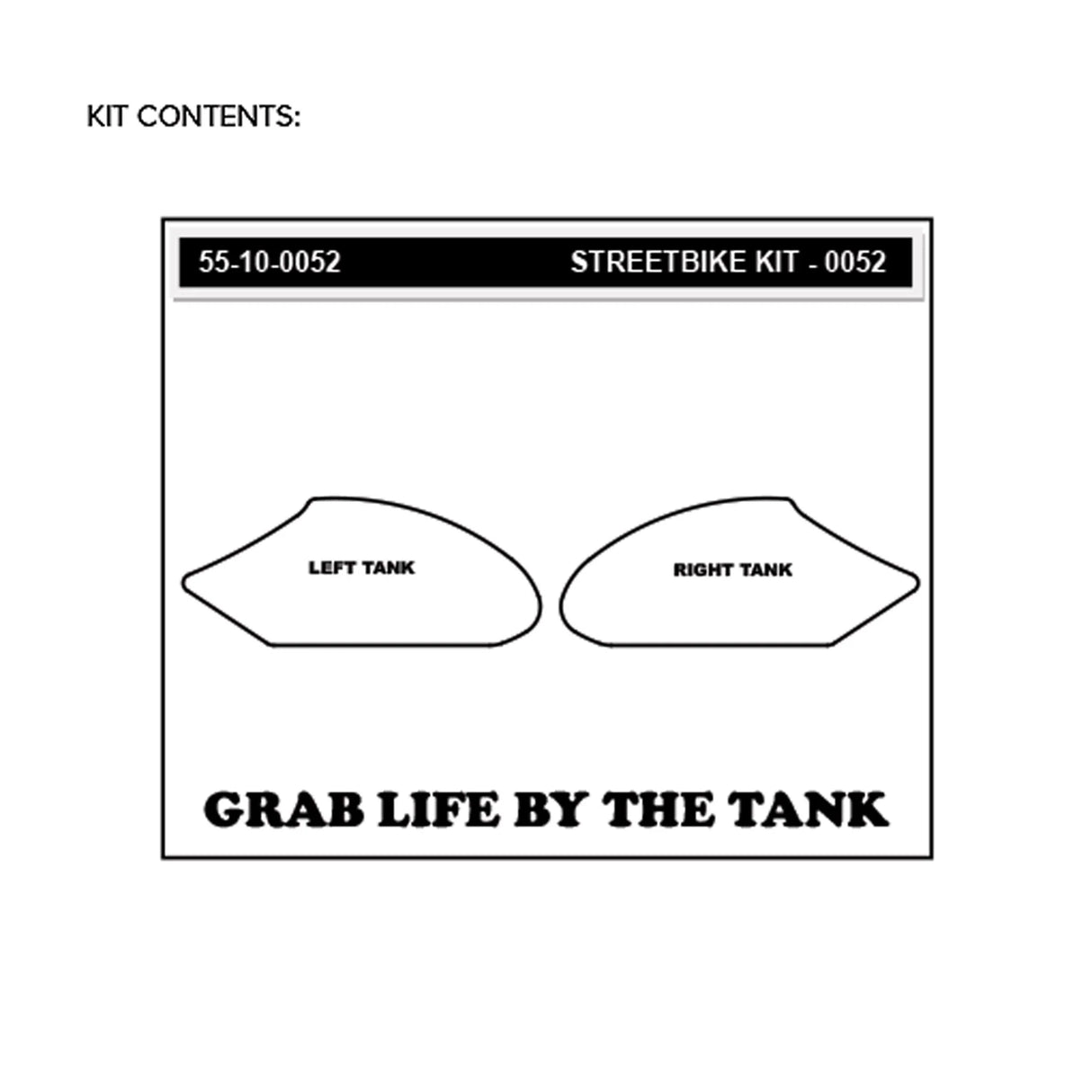 GSX-R 600 / 750 2006 - 2007 Tank Grips