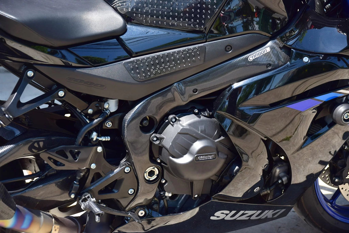 SUZUKI GSXR 1000 2017-2024 Carbon Fiber Frame Covers